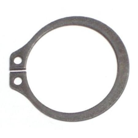Midwest Fastener External Retaining Ring, Steel Black Phosphate Finish, 1 in Shaft Dia, 10 PK 64571